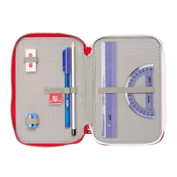 Plumier Triple Sevilla Fútbol Club Rojo 12,5 x 19,5 x 5,5 cm 36 Piezas 7 Plumier Triple Sevilla Fútbol Club Rojo 12,5 x 19,5 x 5,5 cm 36 Piezas 7