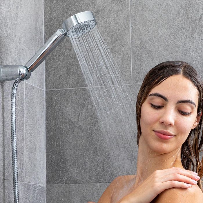 Alcachofa de Ducha Doble con Dispensador 3 en 1 Xawara InnovaGoods 5 Alcachofa de Ducha Doble con Dispensador 3 en 1 Xawara InnovaGoods 5