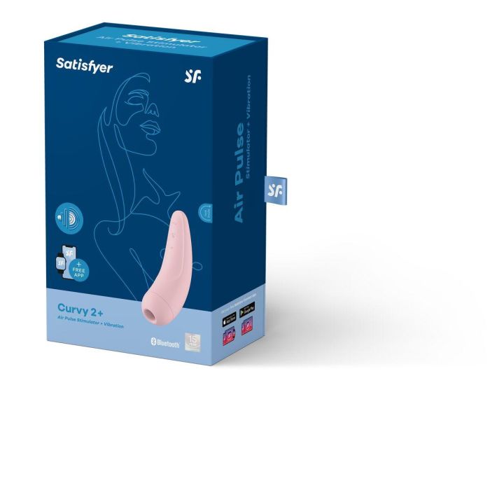 Vibrador Doble Estimulación Satisfyer Curvy 2 + Rosa 1