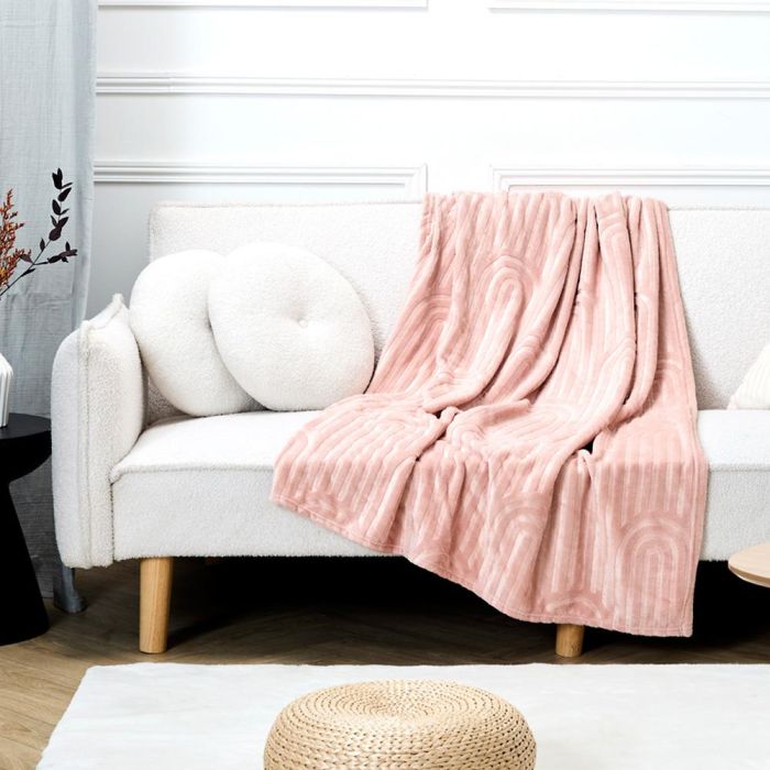 Manta Plaid Deco Arco 120X150 Home Deco Factory 1