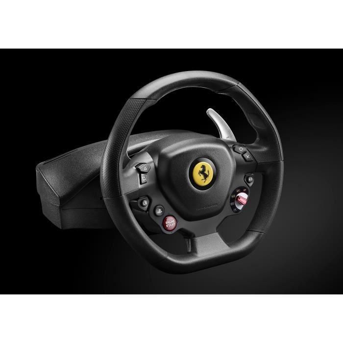 Thrustmaster T80 Ferrari 488 GTB Edition Negro Volante + Pedales Digital PlayStation 4 4