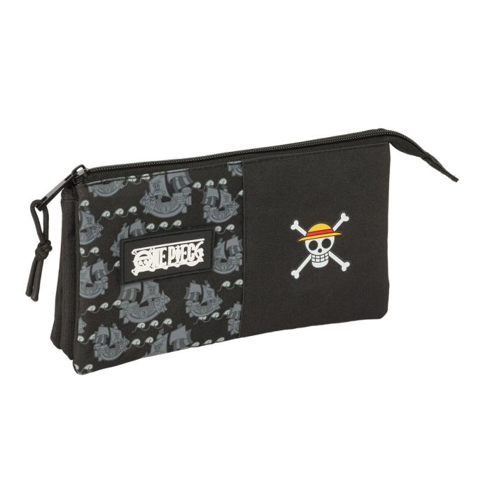Portatodo One Piece Pirates Negro 22 x 12 x 3 cm 0 Portatodo One Piece Pirates Negro 22 x 12 x 3 cm 0