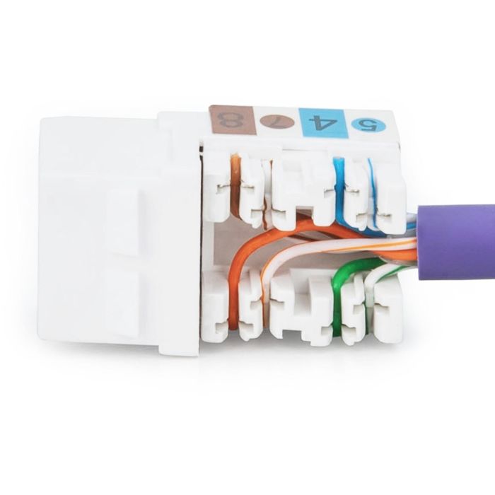 Digitus DN-93601 Keystone Jack CAT 6 Sin Apantallar, RJ45 a LSA, Rendimiento 250 MHz, Negro 7