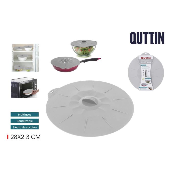 Tapa para Sartén Quttin Silicona (28 x 2,3 cm) 0 Tapa para Sartén Quttin Silicona (28 x 2,3 cm) 0