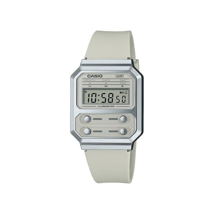 Reloj Unisex Casio F100 TRIBUTE - CREAM WHITE (Ø 40 mm)