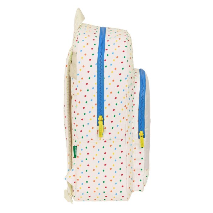 Mochila Escolar Benetton Topitos (30 x 46 x 14 cm) 2 Mochila Escolar Benetton Topitos (30 x 46 x 14 cm) 2