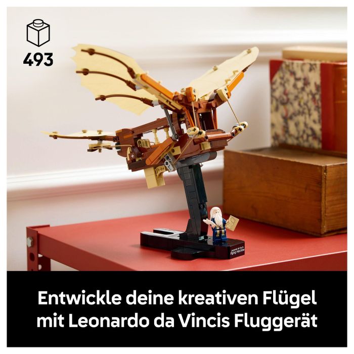 LEGO ICONS 10363 Máquina Voladora de Leonardo da Vinci, Juego Construcción, 493 Piezas, 18+ Años 31