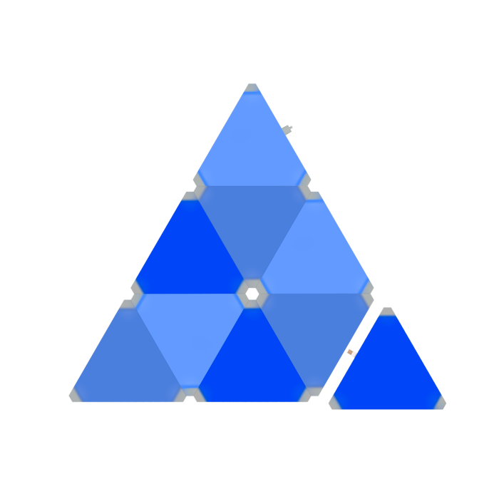Phoenix Technologies Astral Kit De Iluminación Modular RGB, WiFi, Paneles Triangulares, Control por App 4