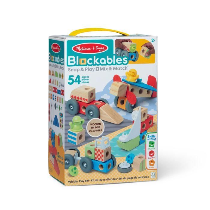 Melissa y Doug AAAVK75291 - Vehículos de 54 piezas