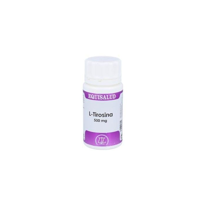 Holomega L-Tirosina 50 Cápsulas. Ayuda a mejorar el humor, ánimo y efectos anti-estrés. Complemento alimenticio