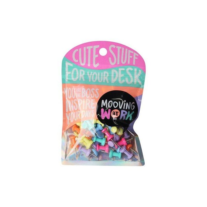 Aguja Señalizadora Push-Pin Mooving Blister De 50