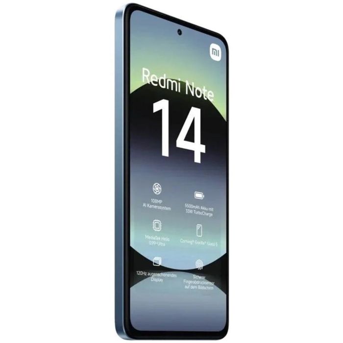 Smartphone Xiaomi Redmi Note 14 6GB/ 128GB/ 6.67"/ Azul 2 Smartphone Xiaomi Redmi Note 14 6GB/ 128GB/ 6.67"/ Azul 2