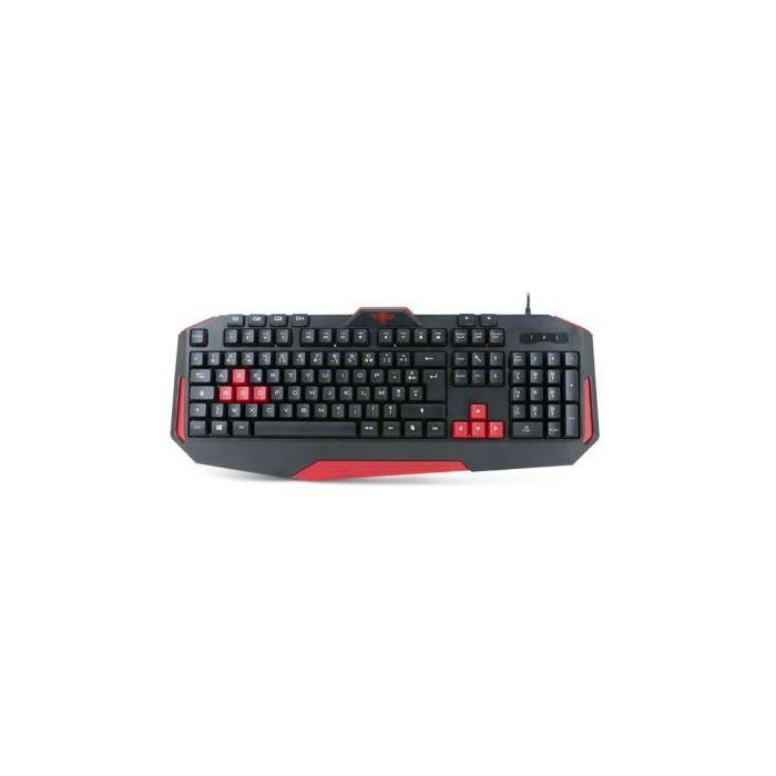Teclado Gaming Spirit of Gamer PRO-K3/ Negro y Rojo 1 Teclado Gaming Spirit of Gamer PRO-K3/ Negro y Rojo 1