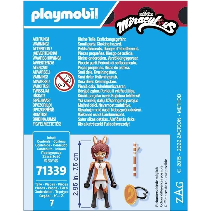 Playmobil Miraculous Rena Roja 71339 Figura de Acción, Basado en Ladybug, Juguete para Niños +4 Años 3