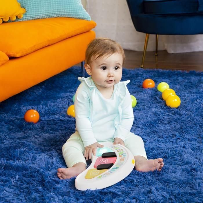 Bright Starts BRI0074451129016 Trotteur Tiny Trek 2 en 1, Modelo Vides de la Jungla, Juguete de Actividad, Altura Ajustable, Luz y Sonidos, 6 Meses+ 4
