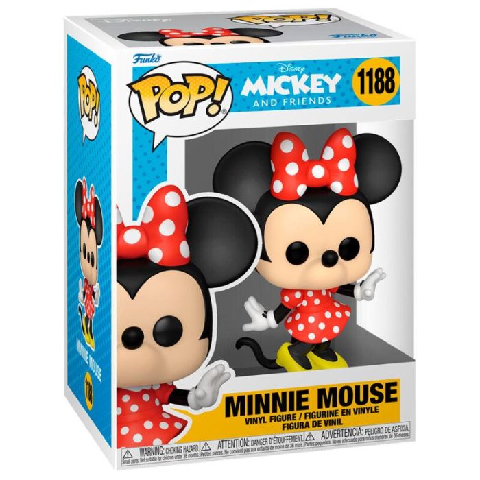 FUNKO Figura POP Disney Classics Minnie Mouse exclusiva 9cm de vinilo en caja regalo