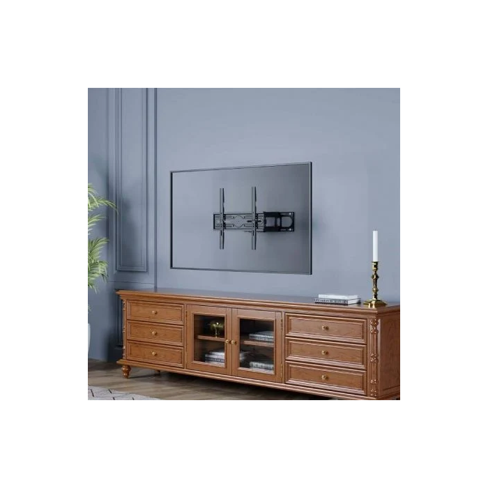 AISENS - SOPORTE ECO GIRATORIO, INCLINABLE Y NIVELABLE PARA MONITOR/TV 40KG DE 32-70, NEGRO