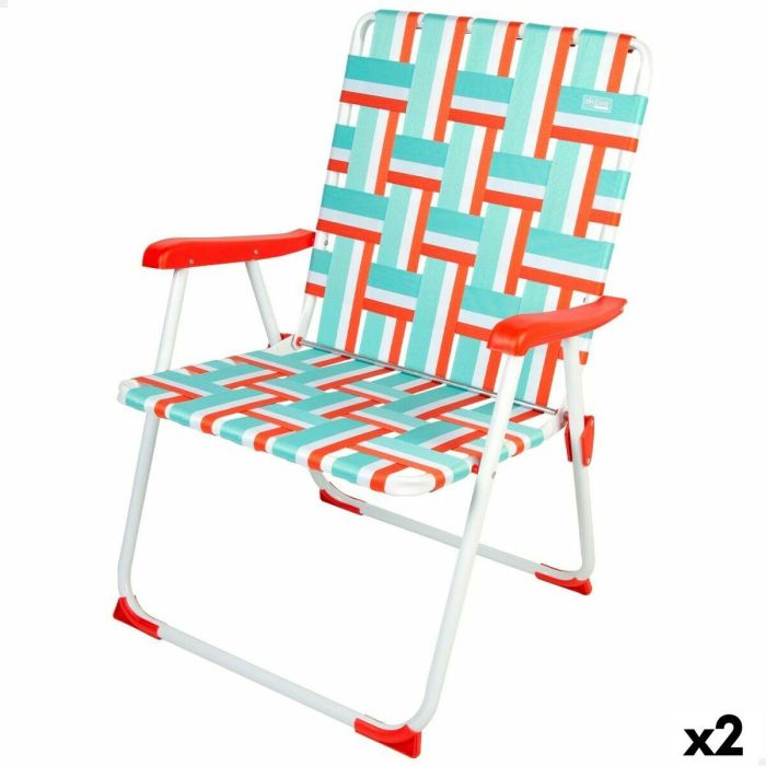 Silla de Playa Aktive 52 x 90 x 56 cm Silla de Playa Aktive 52 x 90 x 56 cm