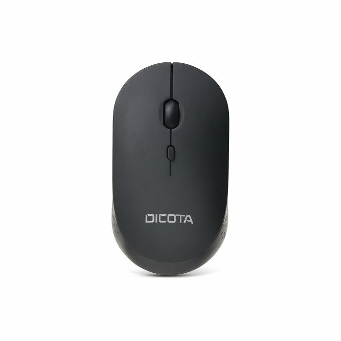 Dicota SILENT V2 - Ratón inalámbrico silencioso V2, negro para oficina, interfaz RF