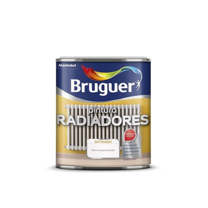 Bruguer Esmalte radiadores blanco satinado 0,75l 5057076 - Interior 0 Bruguer Esmalte radiadores blanco satinado 0,75l 5057076 - Interior 0