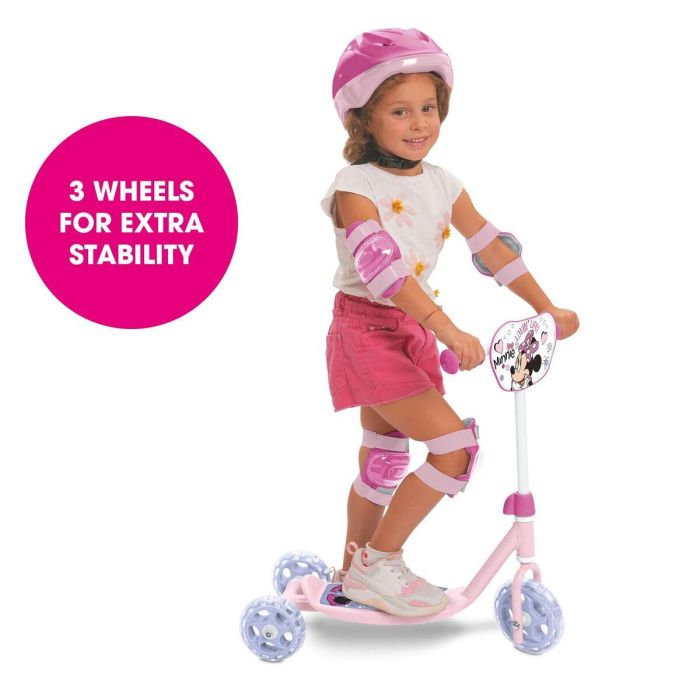 Unice Patinete de 3 Ruedas Minnie Mouse Niña, Edad 3+ Años, 60x46x13,5cm 5