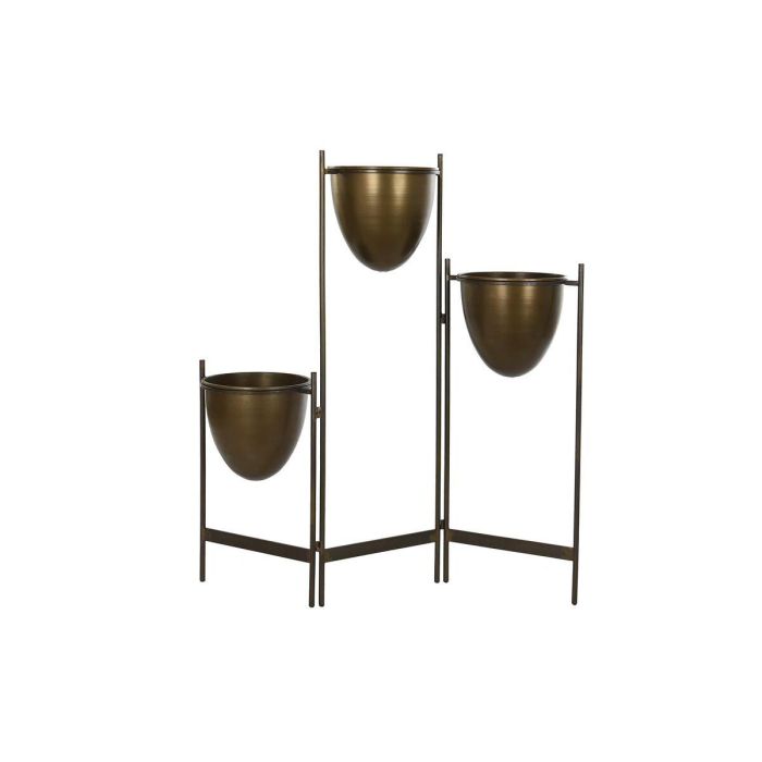 Macetero Vintage DKD Home Decor Cobrizo Negro 26.5 x 105 x 35 cm Macetero Vintage DKD Home Decor Cobrizo Negro 26.5 x 105 x 35 cm