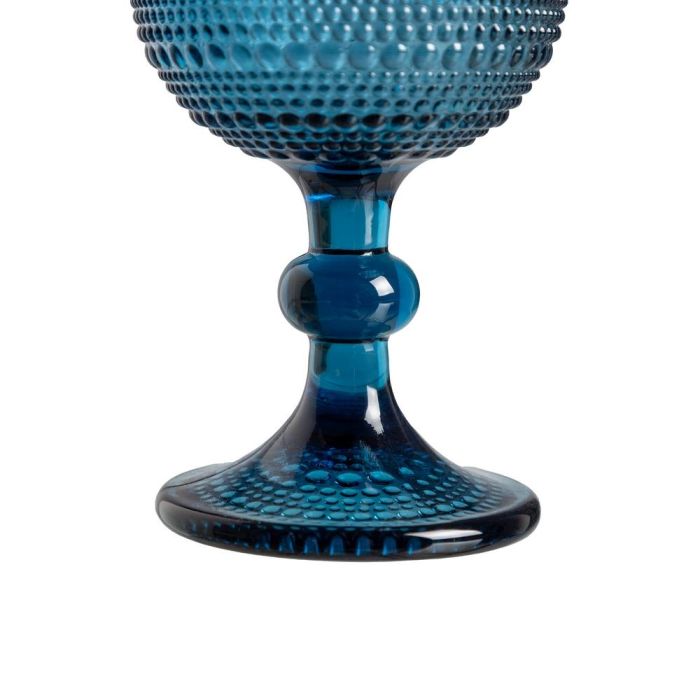 Copa Azul Cristal Decoración 8,80 X 8,80 X 16,40 cm