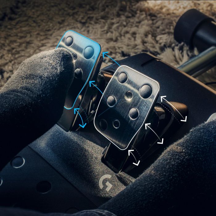 Logitech 941-000158 Volante con Pedales G923 TRUEFORCE Force Feedback, cuero y pedales progresivos para Xbox Series X|S/One, PS5/PS4 y PC 6 Logitech 941-000158 Volante con Pedales G923 TRUEFORCE Force Feedback, cuero y pedales progresivos para Xbox Series X|S/One, PS5/PS4 y PC 6