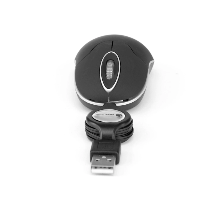 Ratón Óptico Retráctil NGS NGS-MOUSE-0973 Negro 1000 dpi 4