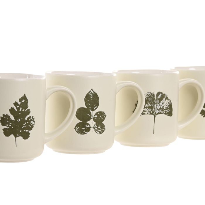 Mug Urban DKD Home Decor Verde Claro 9 x 10.5 x 13 cm (12 Unidades) 1