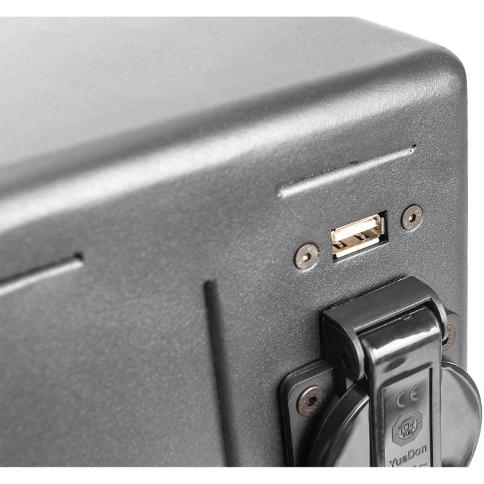 Digitus Armario de carga móvil para 16 tablets hasta 14'' USB-A, Metal, Negro con 4 ruedas 4 Digitus Armario de carga móvil para 16 tablets hasta 14'' USB-A, Metal, Negro con 4 ruedas 4