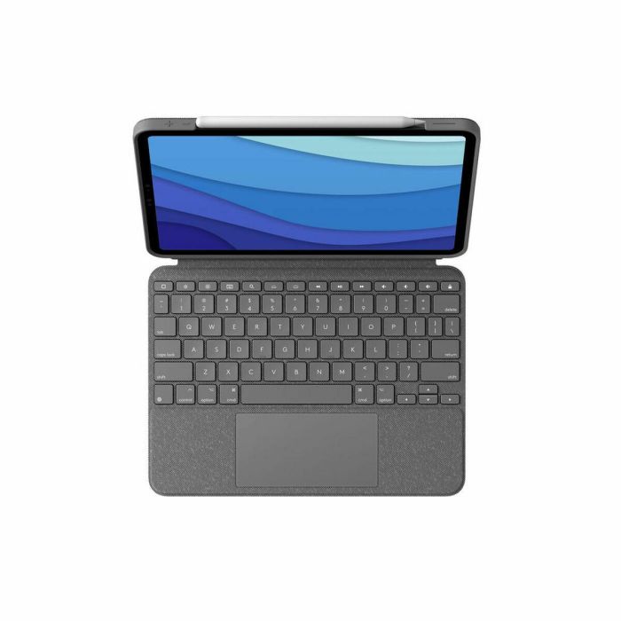 Funda para iPad + Teclado Logitech 920-010145 Gris QWERTY 3 Funda para iPad + Teclado Logitech 920-010145 Gris QWERTY 3