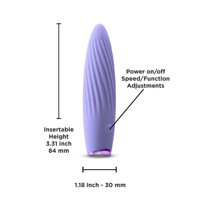Bala Vibradora NS Novelties Revel Morado 2 Bala Vibradora NS Novelties Revel Morado 2