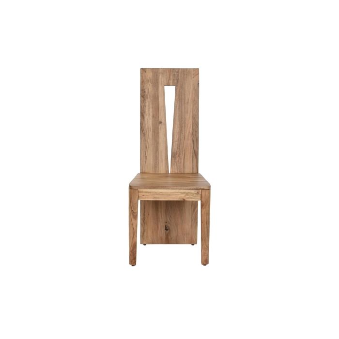 DKD Home Decor Silla Moderna de Comedor de Madera de Acacia Natural Pack de 2 Unidades Hecha a Mano con Altura de Asiento 46 cm 2 DKD Home Decor Silla Moderna de Comedor de Madera de Acacia Natural Pack de 2 Unidades Hecha a Mano con Altura de Asiento 46 cm 2