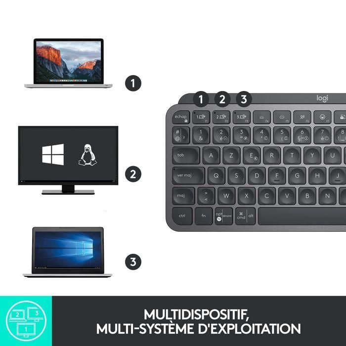 Teclado Logitech 920-010495 Grafito Qwerty Español QWERTY 13
