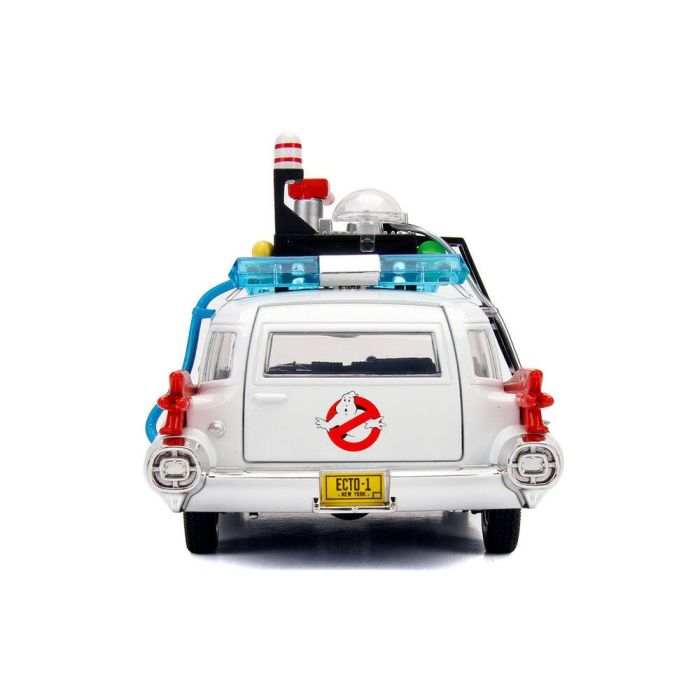 Jada Toys Réplica Coche Ecto Cazafantasmas 1:24 Metálico con Detalles Realistas Puertas y Capó Funcionales +8 Años 3