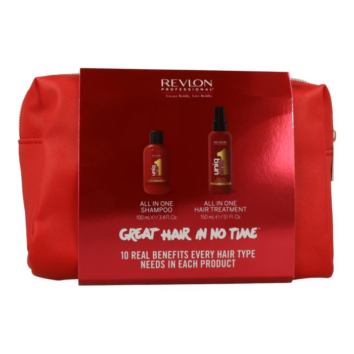 Revlon Uniq One Champú Multifunción + Tratamiento Leave-in Todo en Uno 100ml + 150ml Cuidado Capilar