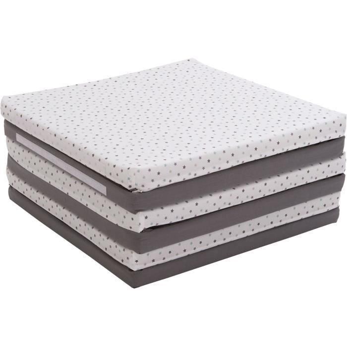 CANDIDE CAN3275055956115 Alfombra de Juego XL Escalable 5 en 1, Diseño Gris y Estrellas 2 CANDIDE CAN3275055956115 Alfombra de Juego XL Escalable 5 en 1, Diseño Gris y Estrellas 2