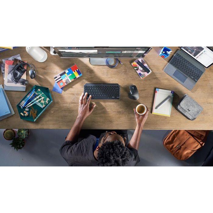 Logitech MX Keys Mini Teclado Inalámbrico Iluminado Minimalista Bluetooth / Logi Bolt QWERTY Nórdico (DK/NO/SE/FI) Grafito con Teclas Fn Inteligentes 5