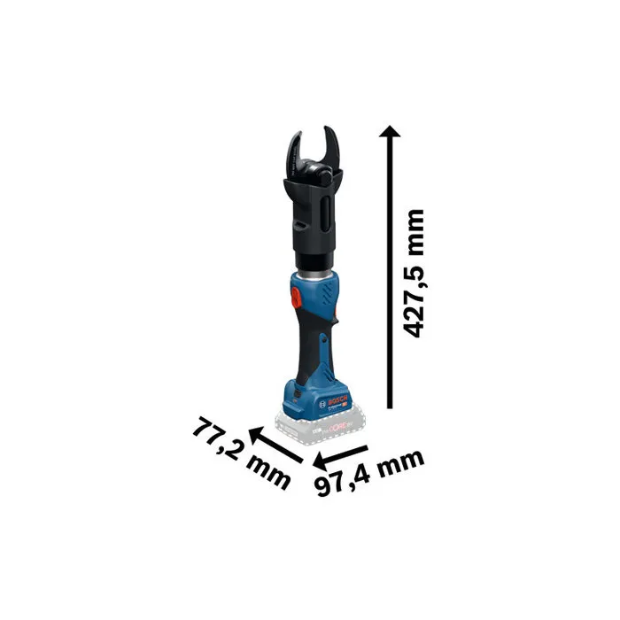 Bosch Professional Cortacables Hidráulico Inalámbrico 50 kN GKH 18V-50 para Cables hasta 40 mm con Maletín de Transporte