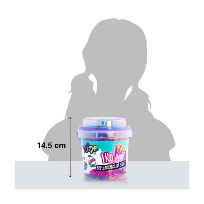 Cubo super slime 1kg con bolitas de colores para mezclar13,20x13,20x12,50 cm - modelos surtidos 3 Cubo super slime 1kg con bolitas de colores para mezclar13,20x13,20x12,50 cm - modelos surtidos 3