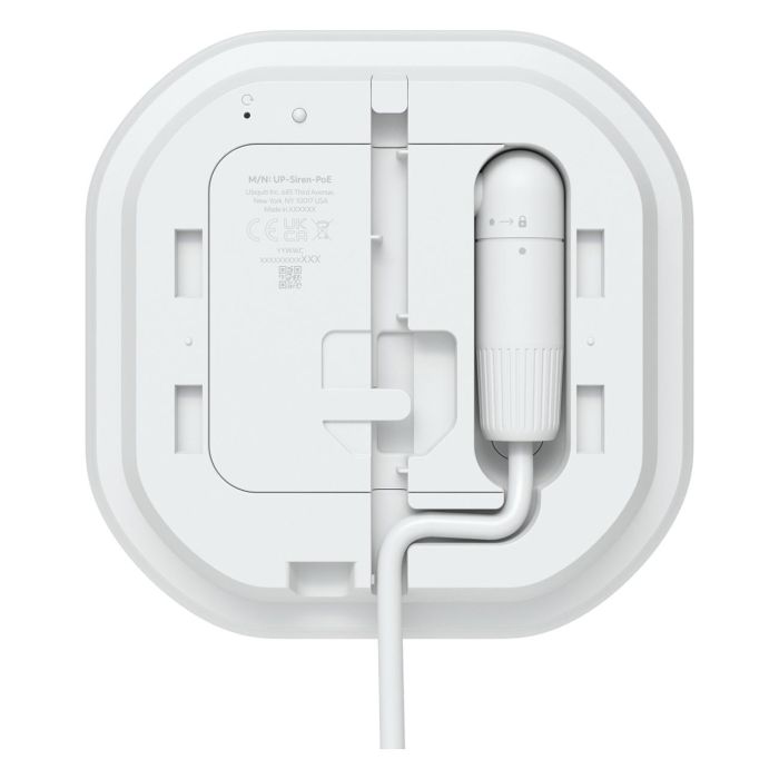 Ubiquiti UP-Siren-PoE - Sirena de Alarma POE para Interior/Exterior, 110 dB, IP56, Blanca 1