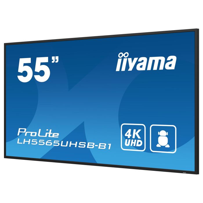 iiyama LH5565UHSB-B1 Monitor 55" 4K UHD IPS 60Hz 24/7 Negro 13