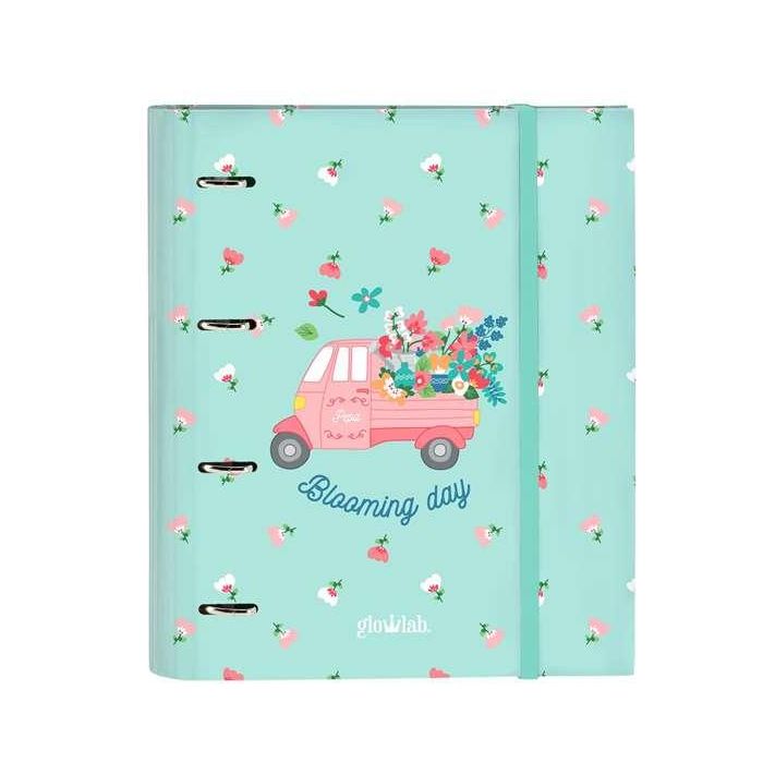 Carpeta de anillas Glow Lab Pepa A4 Verde (27 x 32 x 3.5 cm) 2 Carpeta de anillas Glow Lab Pepa A4 Verde (27 x 32 x 3.5 cm) 2