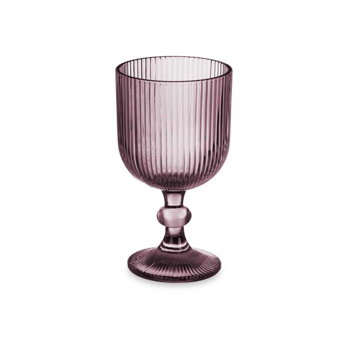 Copa Rosa Rayas 260 ml Vivalto - Vidrio, 7.9x14x7.9 cm (24 Unidades) 1 Copa Rosa Rayas 260 ml Vivalto - Vidrio, 7.9x14x7.9 cm (24 Unidades) 1