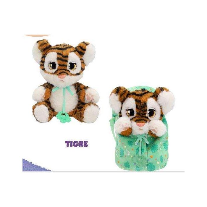 Baby Paws Peluche cachorro tigre 23x12x28 cm - Ideal desde 12 meses