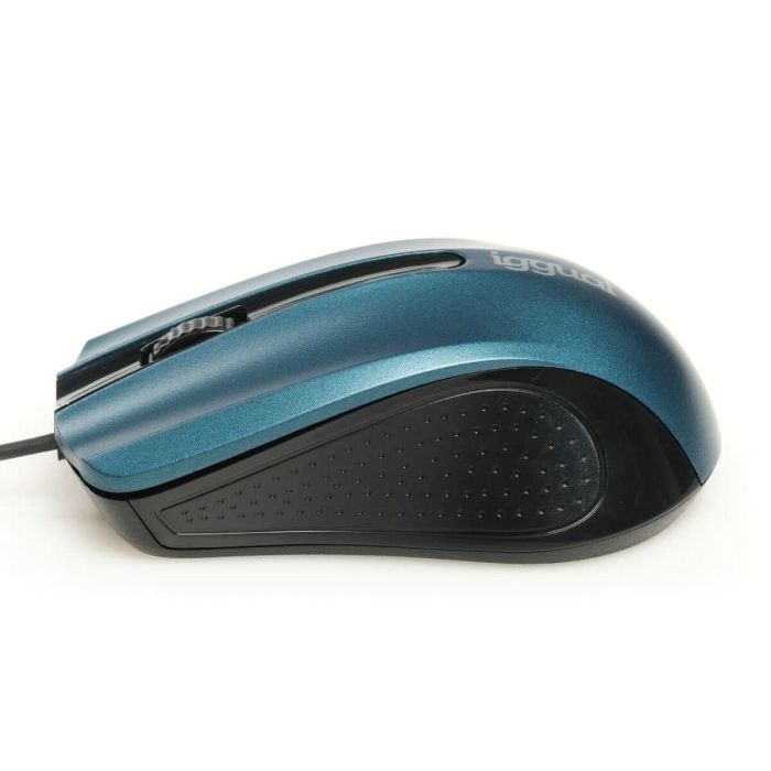 Ratón iggual ERGONOMIC-RL 800 dpi Azul Negro/Azul 1