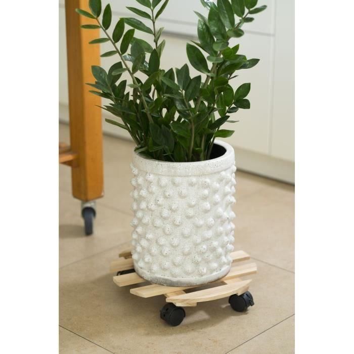 NATURE Mesa enrollable para plantas - Abeto - H7.4 x Ø35 cm 2