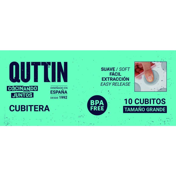 Cubitera 10 Cubitos XL Roja Soft Quttin (18 Unidades) 7 Cubitera 10 Cubitos XL Roja Soft Quttin (18 Unidades) 7