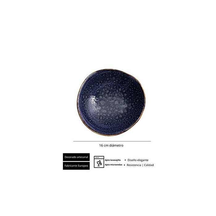 Moon Blue Cazoleta 16 Cm H 4 Cm (6 Unidades) 1 Moon Blue Cazoleta 16 Cm H 4 Cm (6 Unidades) 1
